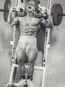 Tom Platz was famous for utilising high reps sets to produce bodybuildings most famous legs.